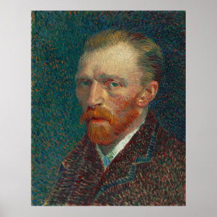 Affiches Autoportrait de Vincent Van Gogh 1889