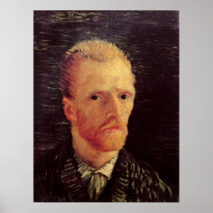 Affiches Autoportrait de Vincent van Gogh, Art Fin Vintage