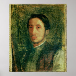 Affiches Autoportrait d'Edgar Degas   en tant que jeune