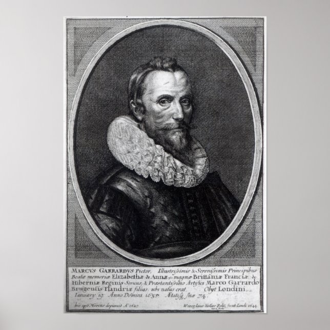 Affiches Autoportrait des jeunes Gheeraerts, (Devant)