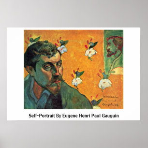 Affiches Autoportrait Par Eugene Henri Paul Gauguin