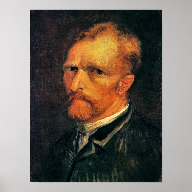Affiches Autoportrait par Vincent van Gogh 1886 (Devant)