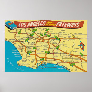 Affiches Autoroutes de Los Angeles