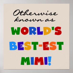 Affiches Autrement connu en tant que cadeaux Meilleur-est M