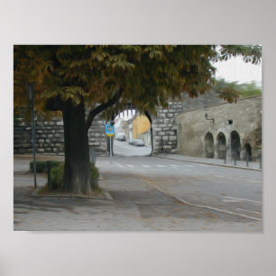 Affiches Autriche dans le pétrole