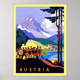 Affiches Autriche ~Vintage voyage