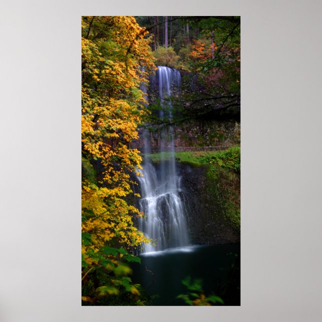 Affiches Autum Lower South Falls (Devant)