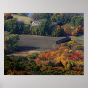 Affiches Autumn Foliking Fields Grange Nature Orton Art