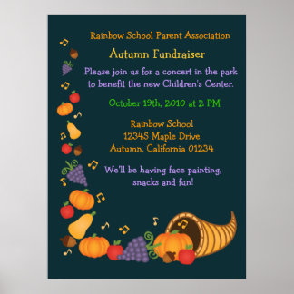 Affiches Autumn Fundraiser (Large Poster)