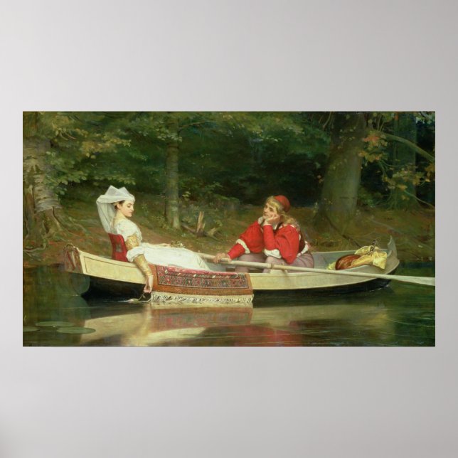 Affiches Avec La Rivière, 1869 (Devant)