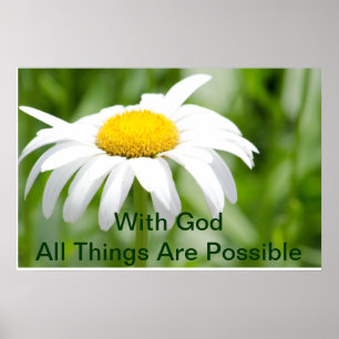 AFFICHES AVEC UN DIEU TOUTES LES CHOSES SONT POSSIBLES