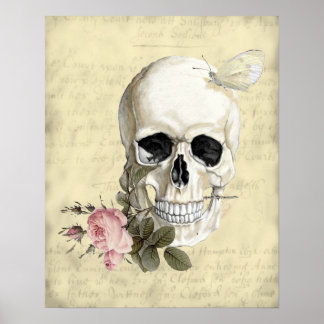 Affiches Avec un rose entre mes dents