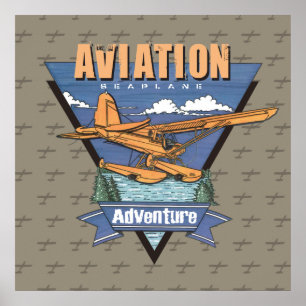 Affiches Aventure hydravion