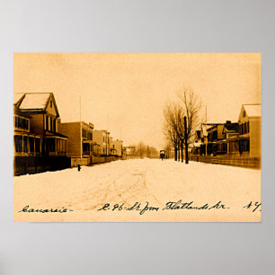 Affiches Avenue 1910 de terres plates de Canarsie Brooklyn