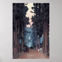 Avenue des Cèdres Japonais Repro. Art