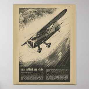 Affiches Avion de l'aviation Howard DGA-11 1938 Imprimer