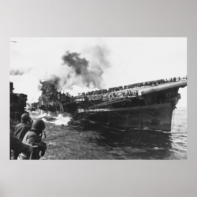 Affiches Avion USS Franklin (CV-13) Pearl Harbour (Devant)