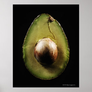 Affiches Avocado, Fruit, arrière - plan noir