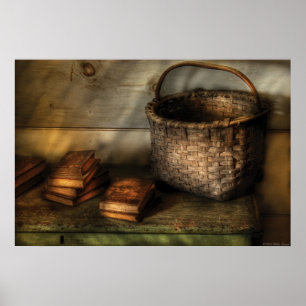 Affiches Avocat - Un panier et quelques livres