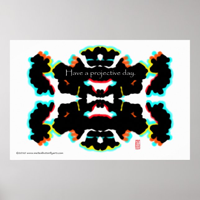 Affiches Avoir une journée de projet.- Imprimer (Devant)