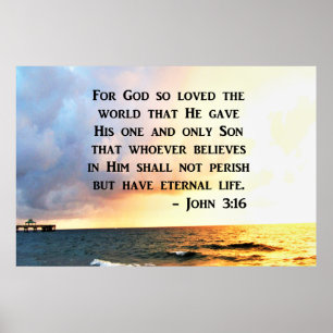 AFFICHES AWE INSPIRING JOHN 3 16 PHOTO DESIGN