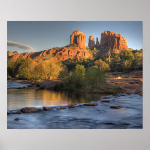 Affiches AZ, Arizona, Sedona, Crescent Moon Loon 3