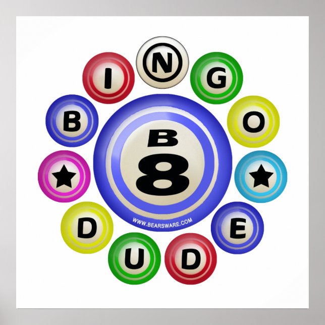 Affiches B8 Bingo Dude (Devant)