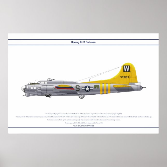 AFFICHES B-17G USA 835BS 1 (Devant)