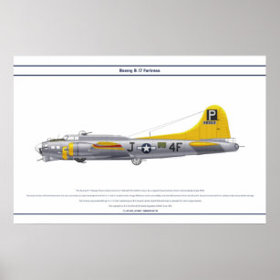 AFFICHES B-17G USA 837BS 1