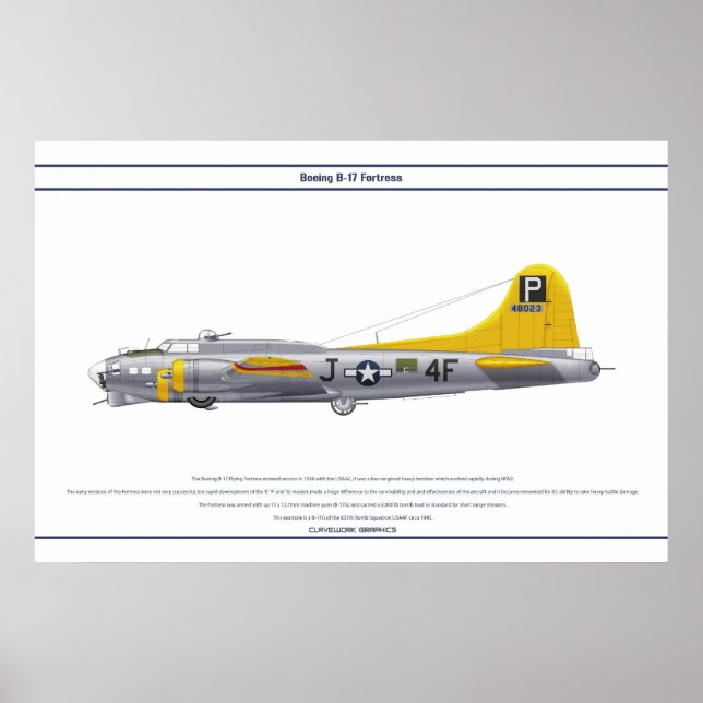 AFFICHES B-17G USA 837BS 1 (Devant)
