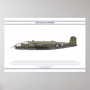 AFFICHES B-25 USA