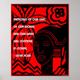 Affiches B;lack History Quotes - Sister Rosa