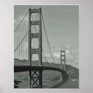Affiches B & W - Golden Gate Bridge