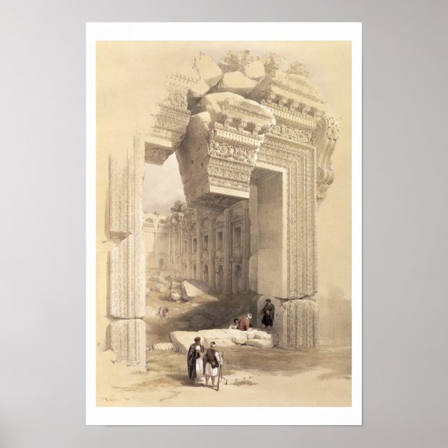 Affiches Baalbec, 7 mai 1839, plaque 81 du volume II de (Devant)