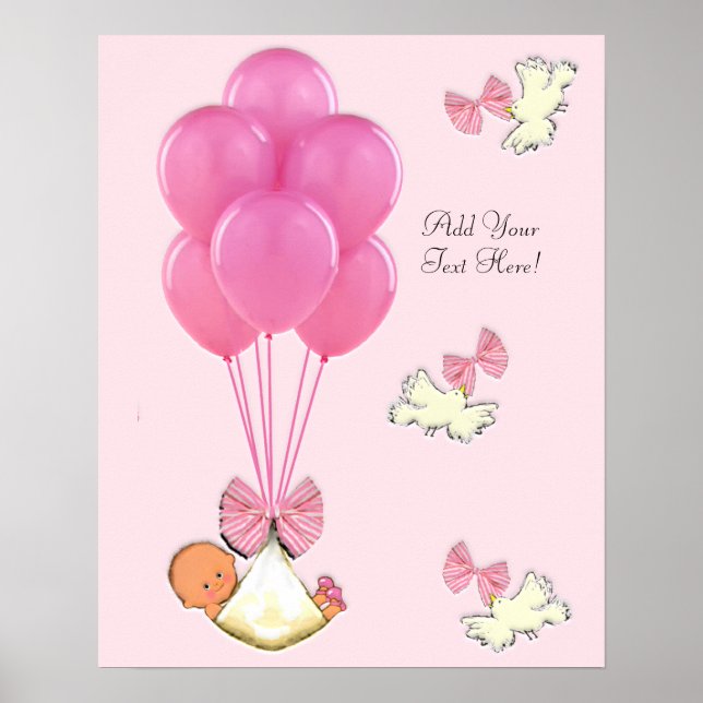 Affiches baby shower (Devant)