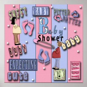 Affiches Baby shower 1Affiche