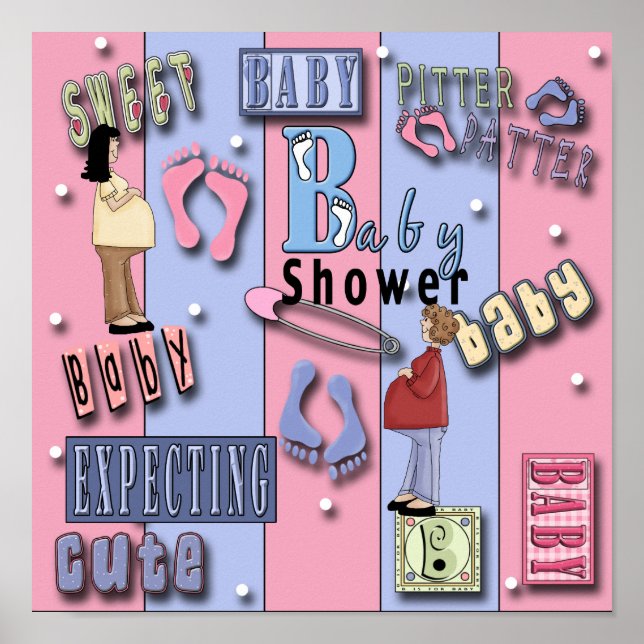 Affiches Baby shower 1Affiche (Devant)
