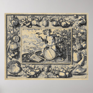 Affiches Bacchus Dieu du vin
