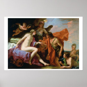 Affiches Bacchus et Ariadne (huile sur toile)