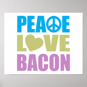 Affiches Bacon d'amour pour la paix