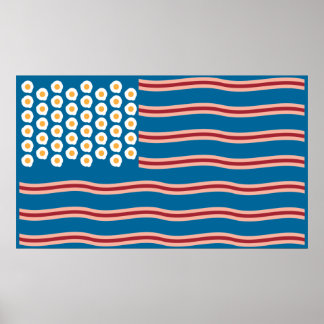 Affiches Bacon pour l'affiche drôle américaine