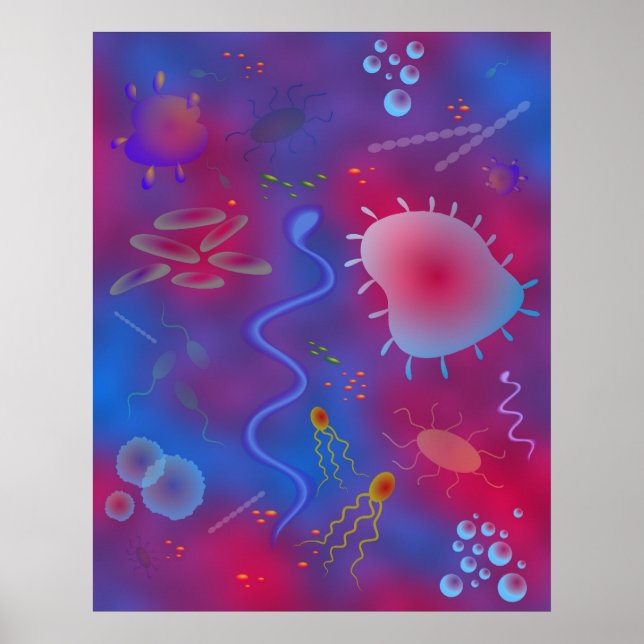 Affiches Bactérie (Devant)