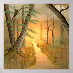 Affiches Bad Moon Rising Print