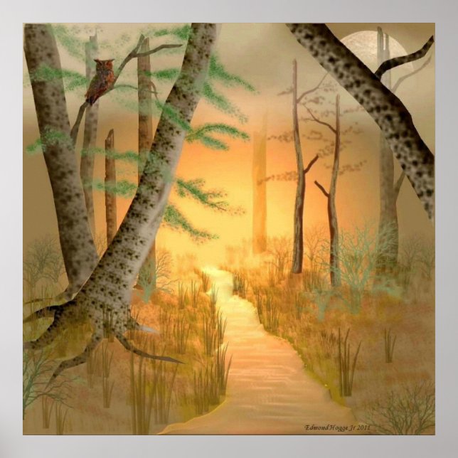 Affiches Bad Moon Rising Print (Devant)