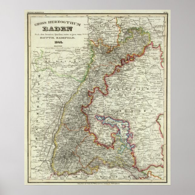 Affiches Baden, Allemagne (Devant)