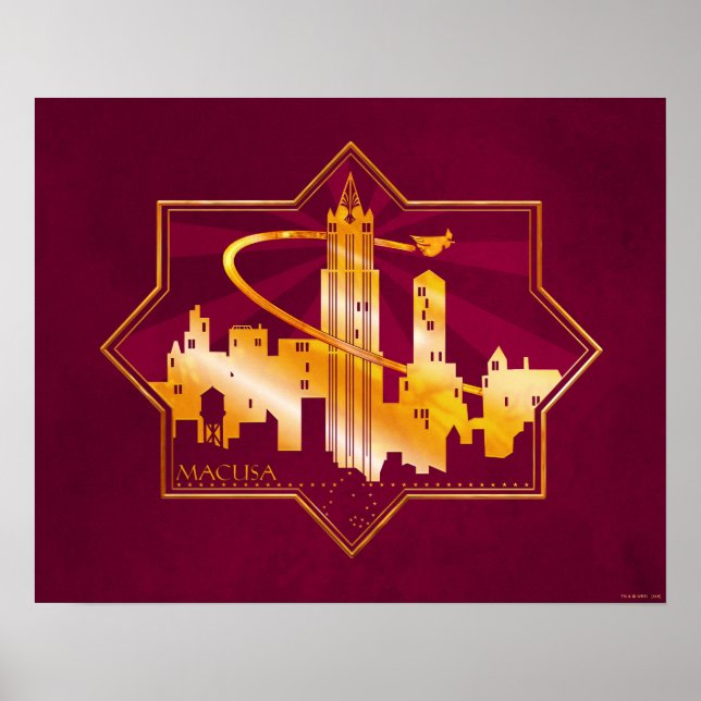 Affiches Badge graphique MACUSA™ (Devant)