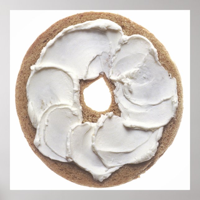 Affiches Bagel with Cream Cheese (Devant)