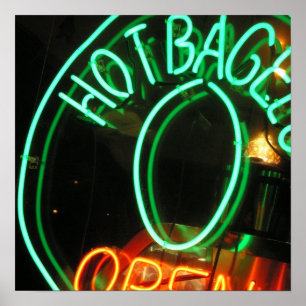 Affiches Bagels chauds
