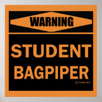 Bagpiper étudiant