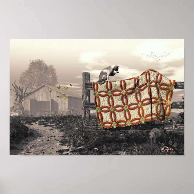 Affiches Bague Mariage double (Devant)